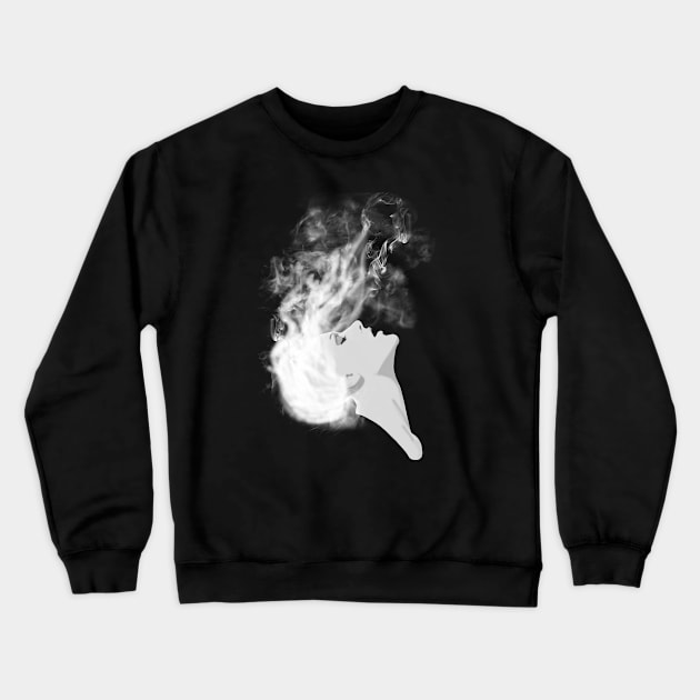 Smoke Crewneck Sweatshirt by ewdondoxja